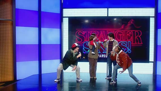 Cast of Stranger Sings! The Parody Musical performs on GDNY